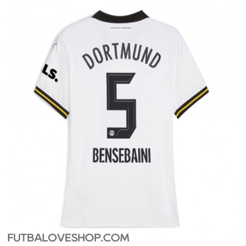 Dres Borussia Dortmund Ramy Bensebaini #5 Tretina pre Ženy 2024-25 Krátky Rukáv